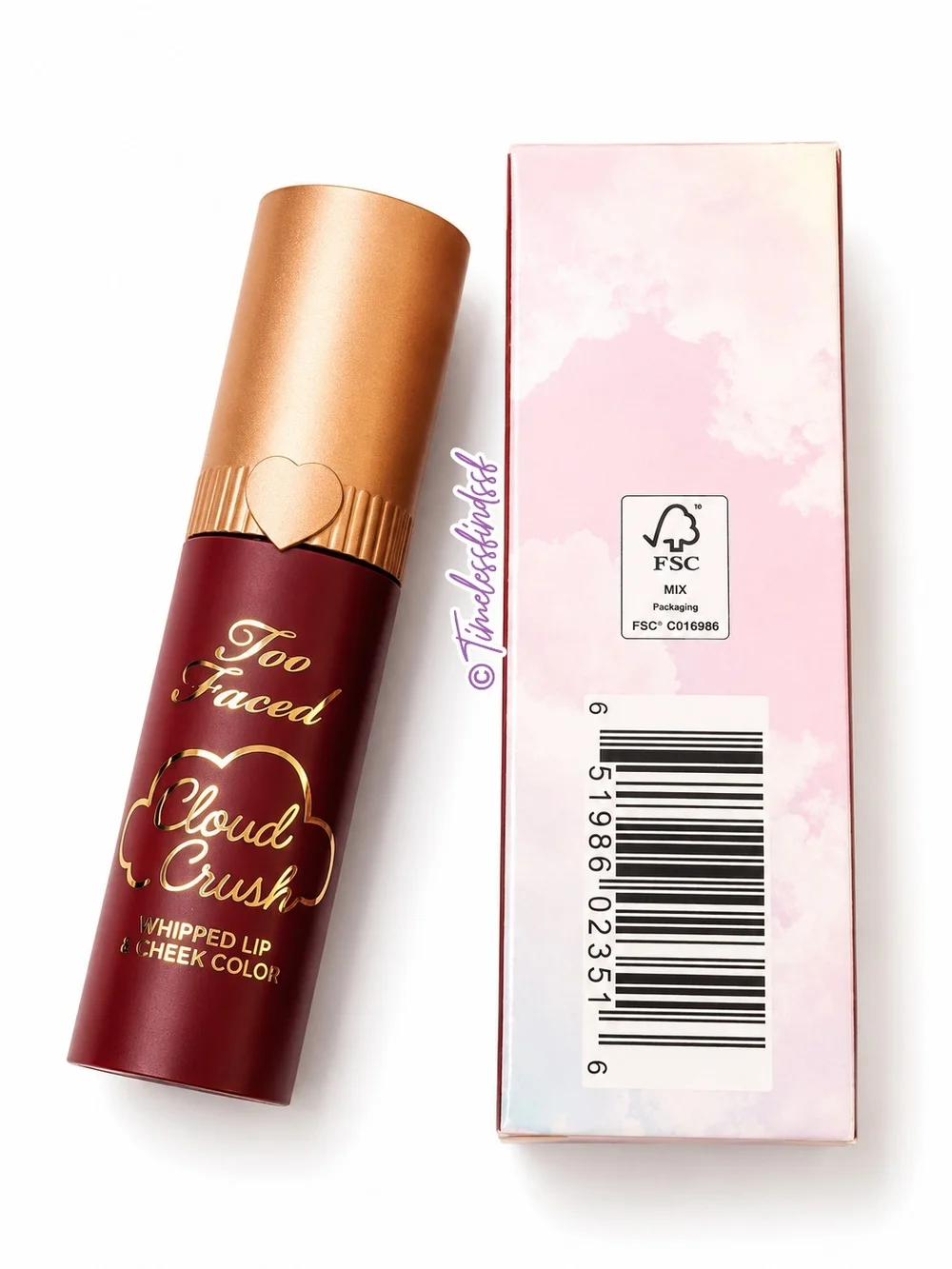 Too Faced Cloud Crush Whipped Lip & Cheek Trio — Bundle